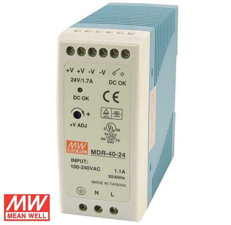 MDR-40 - Fonte de alimentao chaveada 40W para trilho DIN