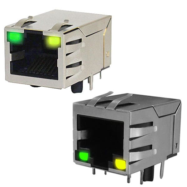 TFTL - Modular jack 8P8C (RJ45) com filtro e LED